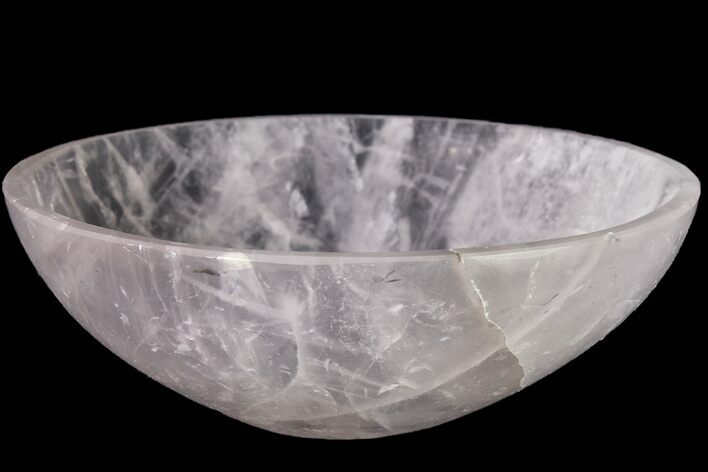 Polished Rose Quartz Bowl #153192